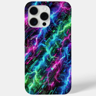 Elektrische Camouflage, futuristisches Design, Neo Case-Mate iPhone Hülle