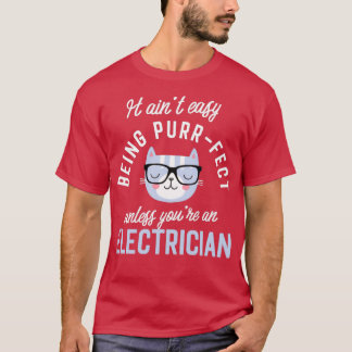 Elektrische Cat Lover gibt es alt, einfach zu sein T-Shirt