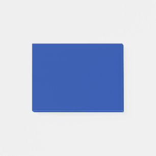 Elektrische Cobalt-Festfarbe   Klassisches Elegant Post-it Klebezettel
