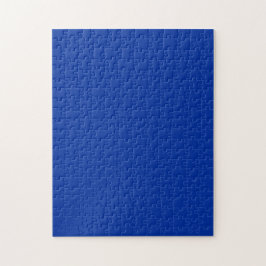 Elektrische Cobalt-Festfarbe | Klassisches Elegant Puzzle