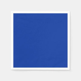 Elektrische Cobalt-Festfarbe | Klassisches Elegant Serviette