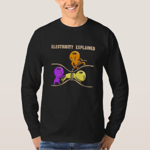 Elektrische Diagramm Strom erklärt Ohm Watt T-Shirt