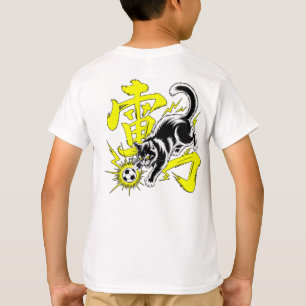 Elektrische Donnerschlag-Katze Fußball Für Anime-  T-Shirt