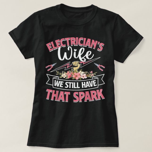 Elektrische Ehefrau haben wir noch diesen Teil Lin T-Shirt (Design vorne)