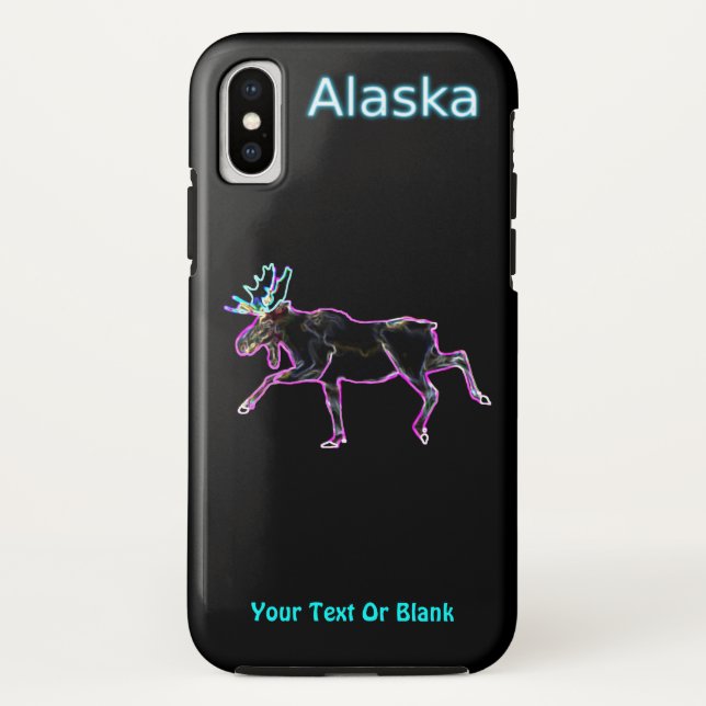 Elektrische Elche - Alaska Case-Mate iPhone Hülle (Rückseite)