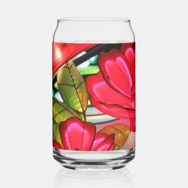 Elektrische Eleganz in Rosa  Dosenglas (Vorderseite)