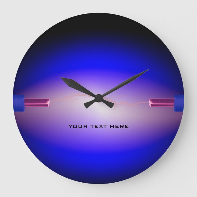 Elektrische Elektriker-Geschäfts-Wanduhr Große Wanduhr (Vorderseite)