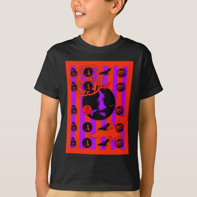 Elektrische Farben - Halloween - T-Shirt (Vorderseite)