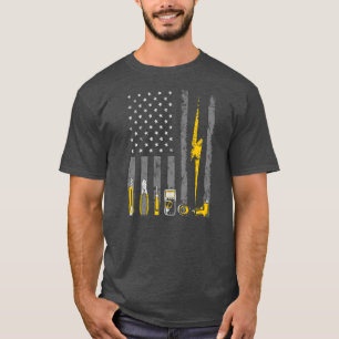 Elektrische Flag Tools Patriotic Job Wire T-Shirt