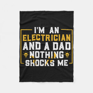 Elektrische Funny Electrical Engineering Electrica Fleecedecke