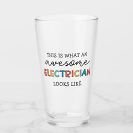 Elektrische Funny Geschenke für Elektriker Glas