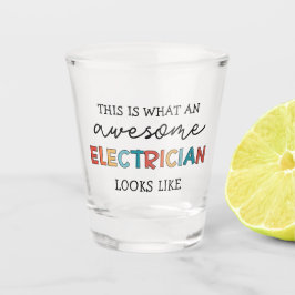 Elektrische Funny Geschenke für Elektriker Schnapsglas