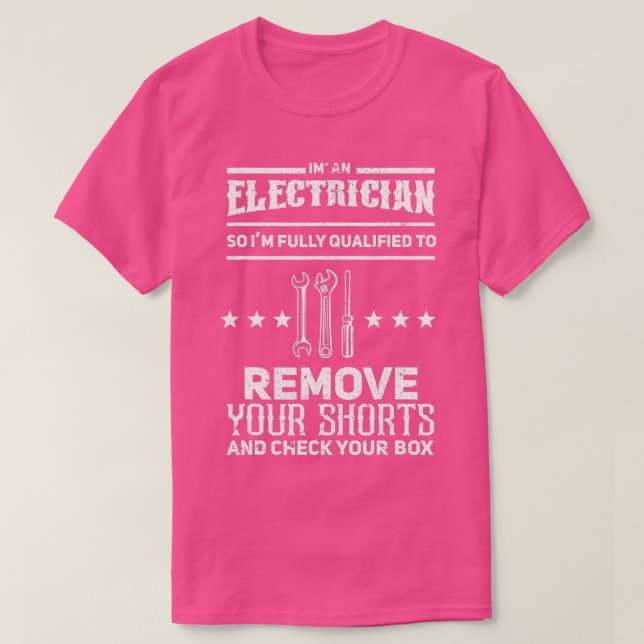 Elektrische Geschenke für Männer Funny Electrical  T-Shirt (Design vorne)