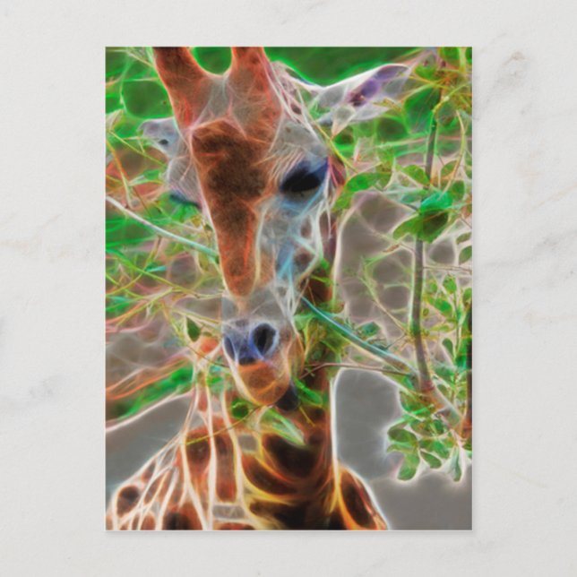 Elektrische Giratte 2 Postkarte (Vorderseite)