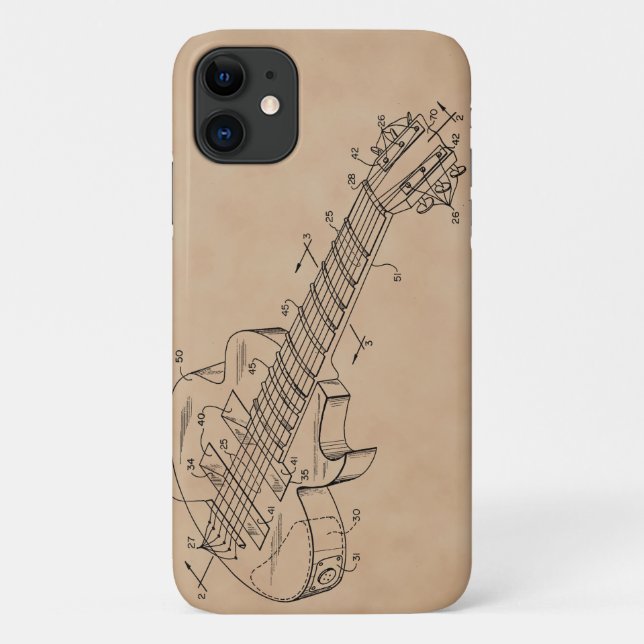 Elektrische Gitarre Case-Mate iPhone Hülle (Rückseite)