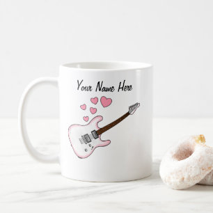 Elektrische Gitarre Custom Wedding Tasse Gitarrist