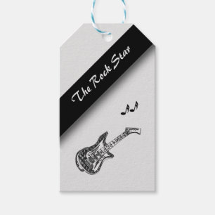 Elektrische Gitarre Der Rock Star Personalisiert Geschenkanhänger