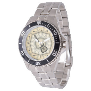 Elektrische Gitarre ~ Eigenartiges musikalisches D Armbanduhr