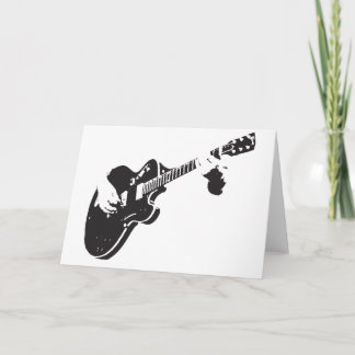 Elektrische Gitarre Feiertagskarte