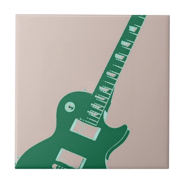 Elektrische Gitarre Fliese (Vorderseite)