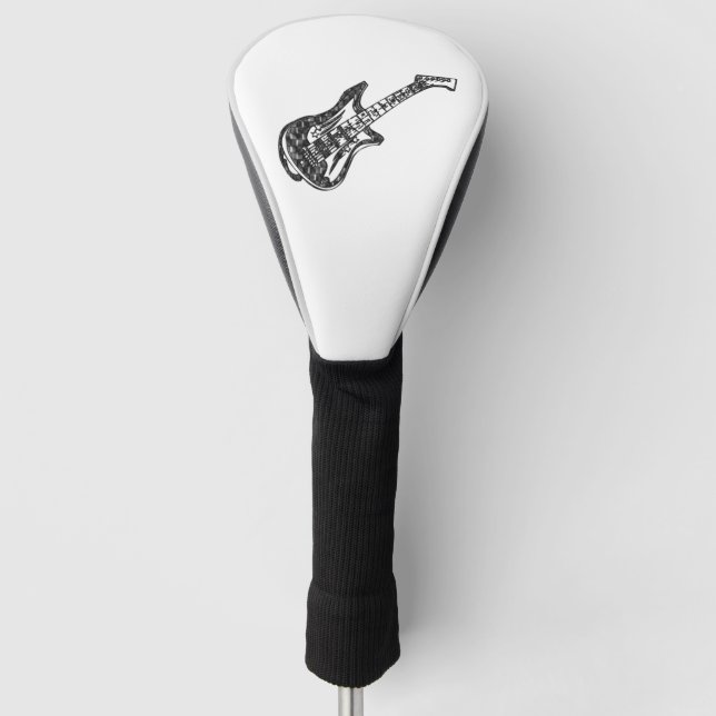 Elektrische Gitarre Golf Headcover (Vorderseite)