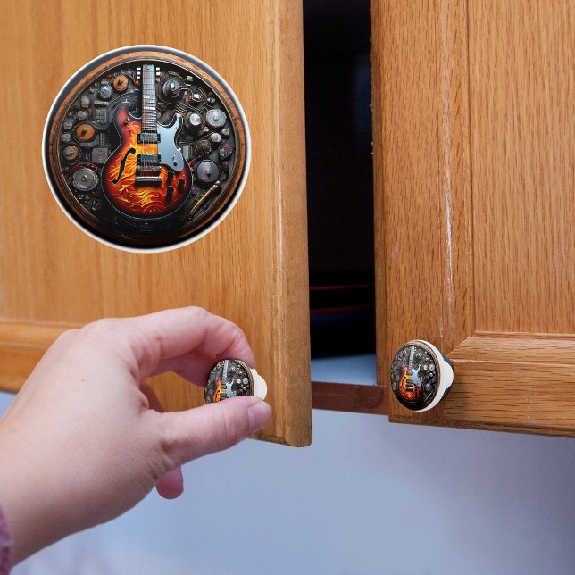 Elektrische Gitarre Keramikknauf (Von Creator hochgeladen)