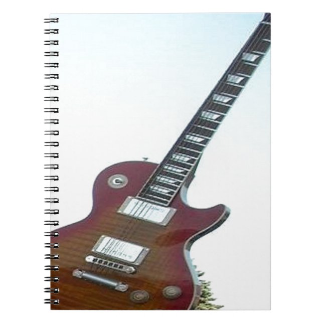 Elektrische Gitarre Notizblock (Vorderseite)