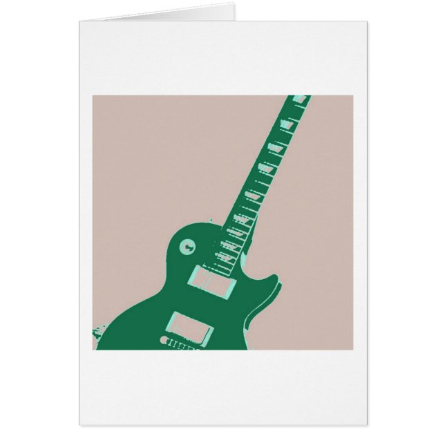 Elektrische Gitarre Pop Kunst (Vorne)