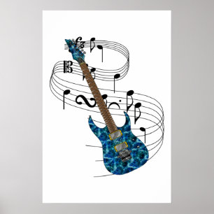 Elektrische Gitarre Poster