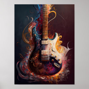 Elektrische Gitarre Poster