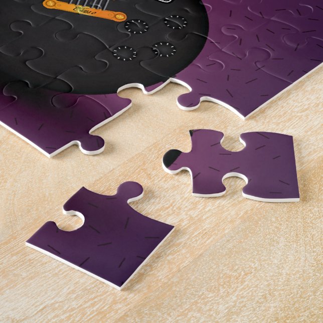 Elektrische Gitarre Puzzle (Seite)