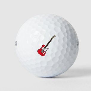 Elektrische Gitarre Red Golfball