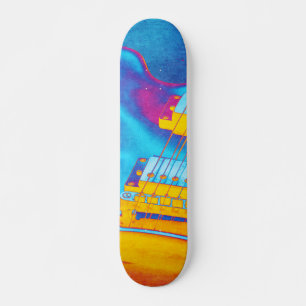 Elektrische Gitarre Skateboard
