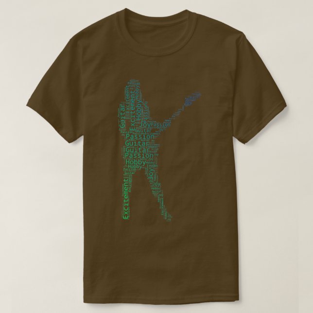 Elektrische Gitarre T-Shirt (Design vorne)