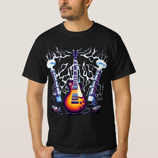 Elektrische Gitarre T-Shirt (Vorderseite)