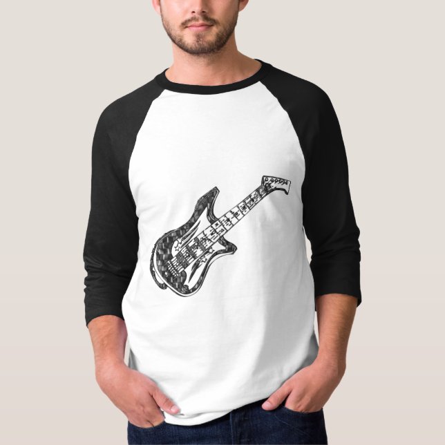 Elektrische Gitarre T-Shirt (Vorderseite)