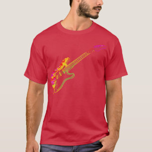 Elektrische Gitarre Vintag Style T - Shirt 100