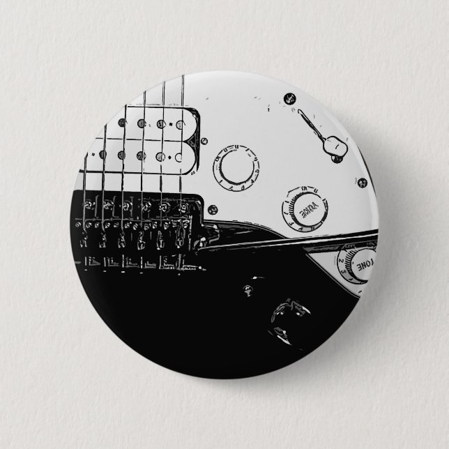 Elektrische Gitarren-Button Button (Vorderseite)