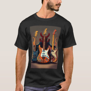 Elektrische Gitarren Coole Gitarren F T-Shirt