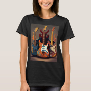 Elektrische Gitarren Coole Gitarren F T-Shirt