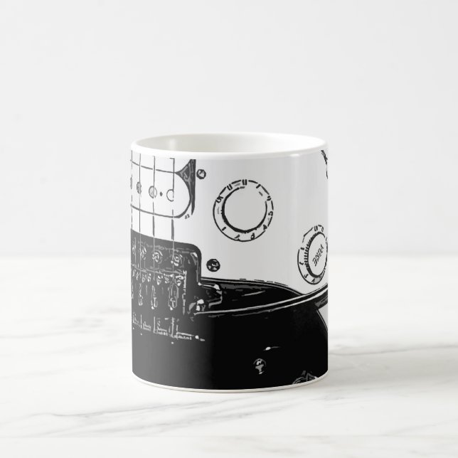 Elektrische Gitarren-Kaffee-Tasse Kaffeetasse (Mittel)