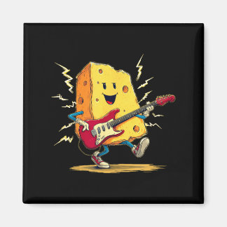 Elektrische Gitarren-Käse-Kostüm für Milchprodukte Magnet