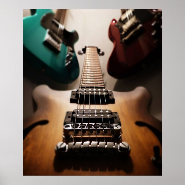 Elektrische Gitarren Poster (Vorne)