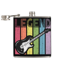 Elektrische Gitarrenlegende erschütterte Typografi