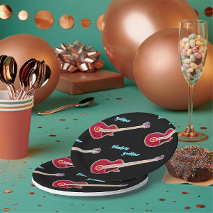 Elektrische Gitarrenpapier-Teller Pappteller