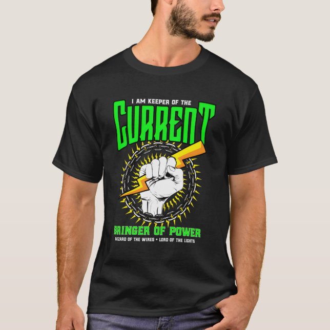 elektrische Ingenieurleitung T-Shirt (Vorderseite)