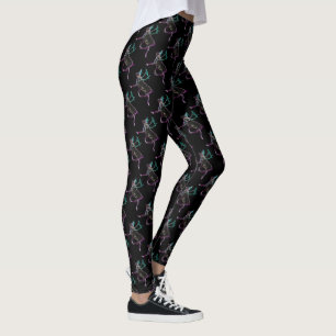 Elektrische Karibik Leggings
