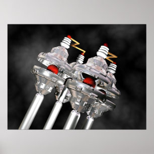 Elektrische Klingeln Poster