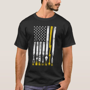 Elektrische Männer Frauen Elektroingenieur Lineman T-Shirt