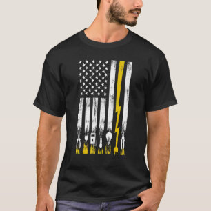 Elektrische Männer Frauen Elektroingenieur Lineman T-Shirt